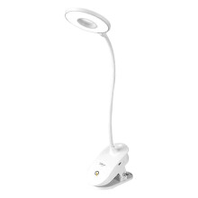 Kinder LED-bureaulamp met clip, oogvriendelijke verstelbare leeslamp voor studie en slaapkamer