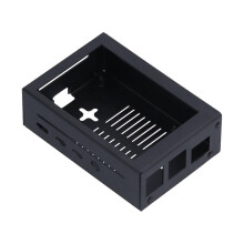 Integriertes Metallgehäuse mit Displayschutz für Raspberry Pi 4 4B