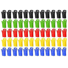 60 sokkenclips voor wasmachine en droger, sokkenclips met haken, sokkenhouder voor de wasmachine, direct in de lade.
