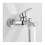 Robinet mitigeur de baignoire/douche en laiton chromé 1