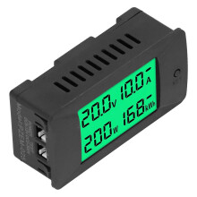Energiemeter met LCD-digitaal display, spannings- en stroomverbruiksmonitor DC 5-12V PZEM-025