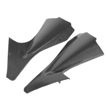 2 stuks carbonfiber zijluchtinlaatkapjes/kuipdelen voor motorfietsen, geschikt voor Yamaha YZF R6 2006-2007