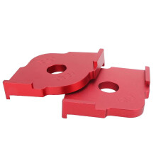 2 stuks QuickJig-sjablonen voor afgeronde hoeken, halfronde positionerings- en trimgereedschap voor houtbewerking
