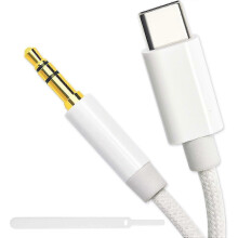 Autoradio-Audiokabel für iPhone 16/15 Pro Max, USB-C auf 3,5-mm-Klinkenstecker, 2 m