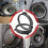 6.5 Inch Front Door Speaker Adapter with Audio Speaker Spacer Ring Bracket 6