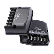 2 stuks auto 2-weg luidspreker frequentieverdeler 12V 60W hoogfrequent condensatoren zwart universeel