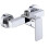 Robinet de douche mural chromé avec mitigeur eau chaude/eau froide 1
