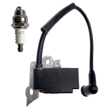 Bobine d'allumage et bougie de remplacement pour module moteur de tronçonneuse Poulan Craftsman 530039198