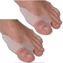 Gel bunion corrector 6 stuks, teenrichter en -scheider voor vrouwen, pijnverlichting hallux valgus spalk