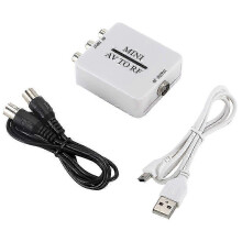 AV-zu-HF-Konverter 61,25/67,25-MHz-Modulator für TV/VHS/DVD-PAL-Systeme