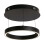 Searchlight LED Pendant Light 44cm Black Gesture Control Dimmable Round 28.65W 2700-4000K 1