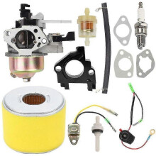Carburador para motor Honda GX340 de 11 hp, GX390 y GX390 de 13 hp con kit de carga y filtro de aire.