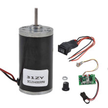 Gleichstrom-Permanentmagnetmotor, geräuscharm, Mini-Hochgeschwindigkeitsmotoren, CW/CCW, für DIY-Generatoren, 12 V, 4000 U/min