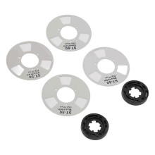 Selbstgebaute Metall-Tonbandkassette, professionelle Retro-DIY-Aluminium-Tonbandkassette für selbstgemachte Musikaufnahmen, Silber