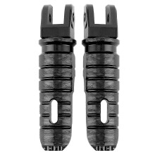 2 Stück hintere Fußrasten aus Aluminiumlegierung, Ersatzteil FP-256-Set für DUCATI 1098/1198, Schwarz