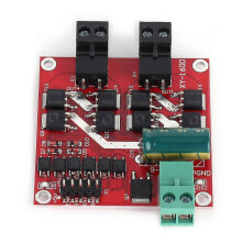 DC-motorstuurmodule DC 6,5V-27V 7A 160W 2-weg dubbele H-brug snelheidsregeling motorregelaar printplaat