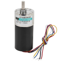 Drehzahlminderer für bürstenlose Gleichstrommotoren mit Halterung, CW/CCW, 12 V, für hochpräzise Messgeräte (100 U/min)