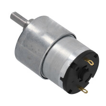 12-V-Gleichstrom-Getriebemotor, Drehzahlreduzierung, CW/CCW, Kupferdrahtmotoren mit 6-mm-D-Welle, JGB37 52035RPM