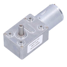 Motore a vite senza fine DC 24V con regolatore, mini riduttore a turbina ad alta torsione per robot e serrature elettroniche, 24V 100RPM