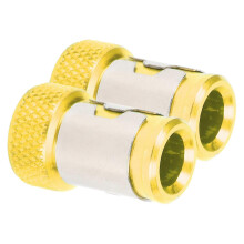 2Pcs Magnetizer Ring Universal Metric 1/4inch Magnetic Steel Screwdriver Bits AccessoriesYellow