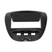 Panel frontal para radio estéreo de coche, 2 DIN, control DVD, navegación, marco compatible con CITROEN C1 2005-2014
