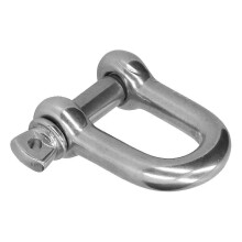 D-ring ankersluiting 304 roestvrij staal schroefpen kettingconnector maritiem en landhijsgereedschap 1 stuk M20