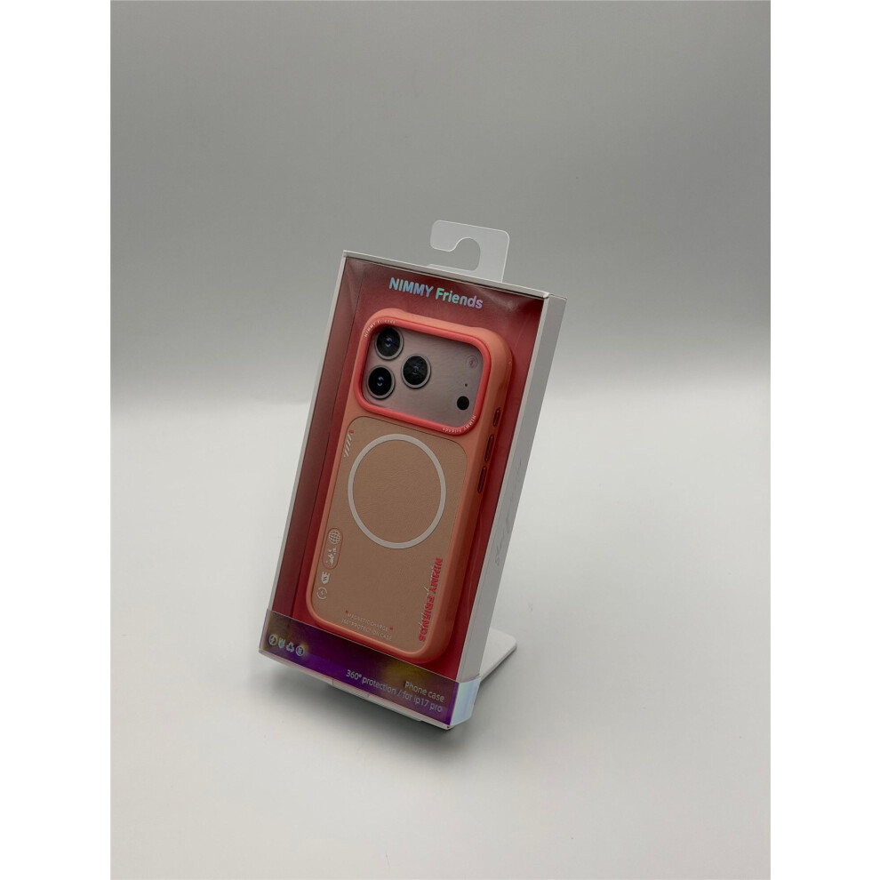 Nimmy Cool & Cute 2.0 Case With Magsafe For Iphone 17 Pro 6.3" - N-Yjkm-Cx2.0-Ip17-Pro-04 Pink 6971080315015