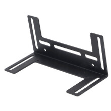 Computerventilatorhouder van verdikt roestvrij staal, geluidsarm, geschikt voor ventilatoren van 8 cm, 9 cm en 12 cm, zwart.