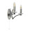 Searchlight Applique Classica Ascot Acciaio Cromo 2 Luci E14 1