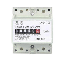220 V, 100 A, einphasiger Zweileiter-kWh-Stromzähler für den europäischen Markt