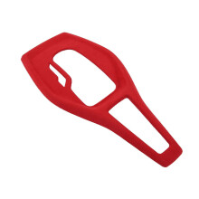 Rahmenverkleidung für die zentrale Schaltkulisse des Chevrolet Camaro (2016–2021, Linkslenker, Rot)