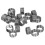 20Pcs Thread Repair M14 x 1.25 Spiral Circle Insert Reducer Nut Threaded Expand Socket Set1D 1