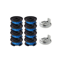 8 stuks Ryobi vervangende trimmerdraadspoelen met deksel | Compatibel met trimmerdraadspoelen