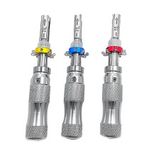 Geavanceerde 7-pins buisslotenset, 3-pack, hoogbeveiligde sloten voor Europa (KLOM)