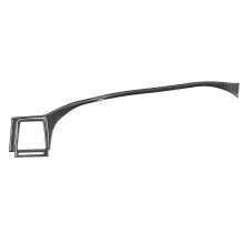 Center Dashboard Cover AC Vent Outlet Trim Carbon Fiber Decor Fit for Dodge Challenger 0814 LHD