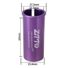 ZTTO Bike Seatpost Adapter 22.2-25.4mm Alloy Sleeve Converter Universal Fit