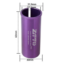 ZTTO 27.2-30mm Bike Seatpost Adapter with Reducing Sleeve Converter for Bicycle