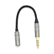 HiFi 4,4-mm-Klinke symmetrisch auf XLR 4-polig Stecker auf Buchse vergoldetes Audio-Adapterkabel 2025