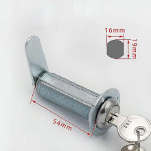Weerbestendig 54 mm extra lang cilinderslot met sleutel voor buitenbeveiliging