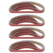 20 Stück Schleifband-Ersatzstreifen für Schleifmaschinen, 330 x 10 mm, Körnung 240