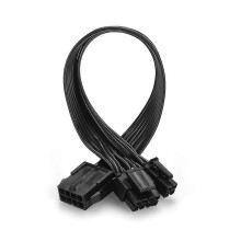 8-pins female naar ATX 8+4-pins male voedingsadapter, verlengkabel met dubbele voedingsconnector