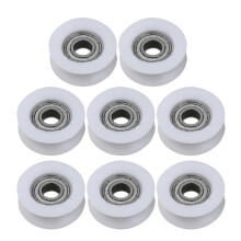 stuks ronde groef katrollen 6x24x9mm meubelgeleiders voor schuifdeurbeslag van kasten