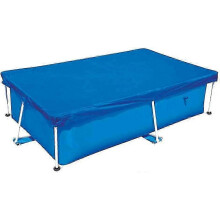 Wasserdichte, staubdichte und regendichte schwimmende Poolabdeckung für rechteckige Aufstellpools, 260 x 170 cm