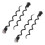 Quick-Change Spiral Corkscrew Worms2 Pack Replacement for Wine Openers 1