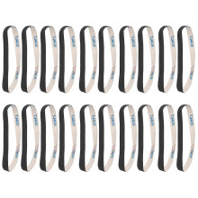 20 Stück Schleifbandrollen, Schleifpapier, Metallschleif-, Polier- und Entgratwerkzeug, 40#