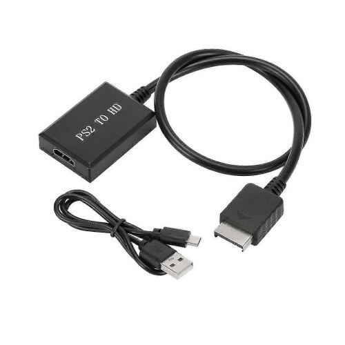 PS2 to HDMI Converter Cable 1080p Adapter with All Display Modes Support