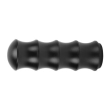 Autoversnellingspookknop in bamboestijl, aluminiumlegering, universeel, geschikt voor autoreparatie en -aanpassing, zwart