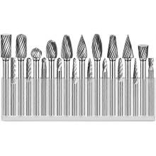 Professionelles Set aus 20-teiligem, robustem Hartmetall-Rotationsfräser für Metall