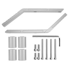 Auto-Haltegriff hinten aus Aluminiumlegierung, Ersatzteil für Jeep Wrangler JK 2007–2018, Silber