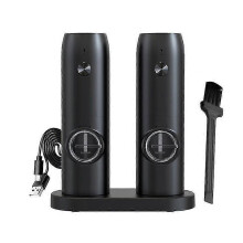 USB oplaadbare elektrische zout- en pepermolenset-2 minimolens voor in de keuken en op reis